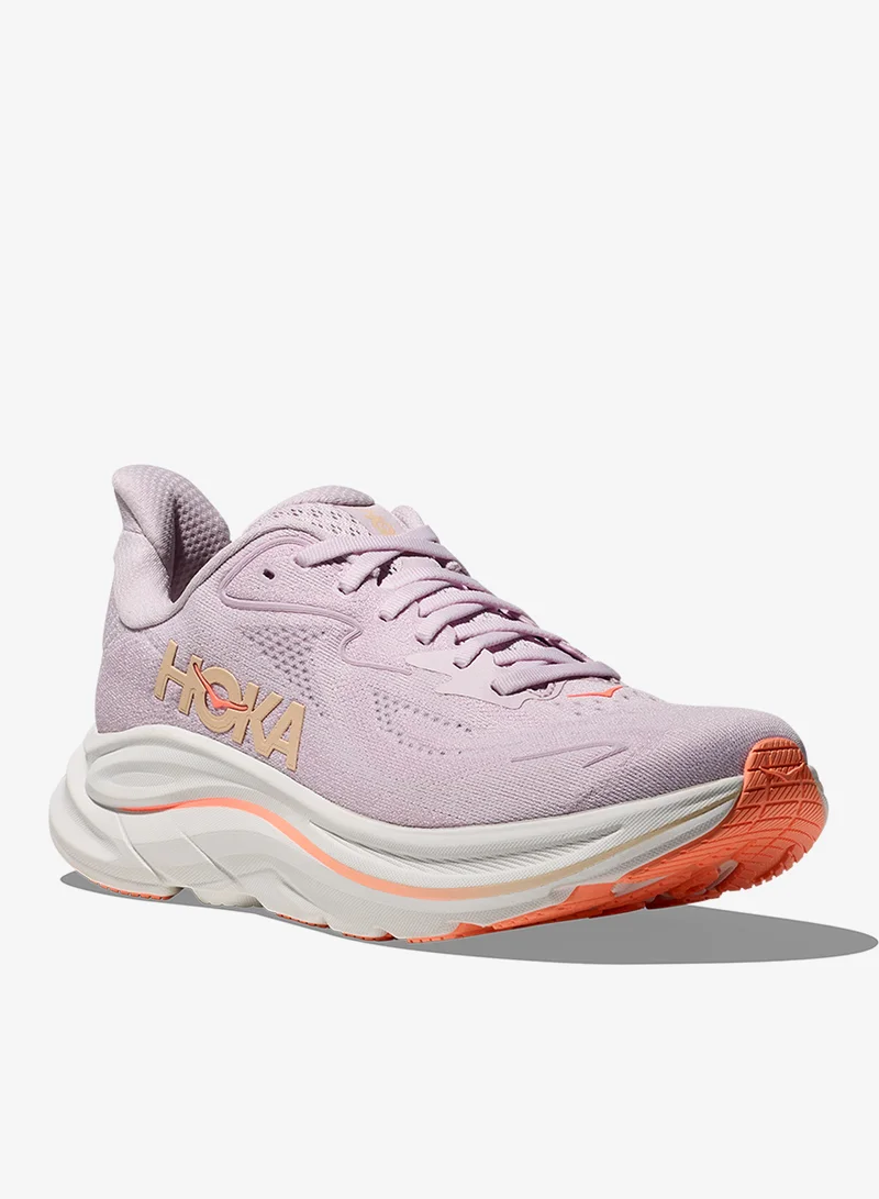 Hoka LILAC CREAM / TANGERINE GLOW Clifton 10 for Women | Best Price UAE